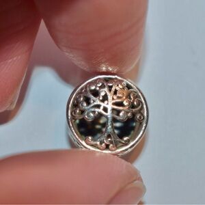 Family Tree Charm Sterling Silver